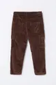 United Colors of Benetton spodnie sztruksowe dziecięce brązowy