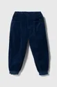 niebieski United Colors of Benetton spodnie sztruksowe dziecięce Chłopięcy