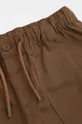 коричневий Дитячі бавовняні штани Coccodrillo