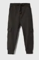 szary Abercrombie & Fitch spodnie dresowe dziecięce Chłopięcy