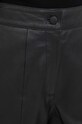 Bruuns Bazaar pantaloni de piele negru BBW3582