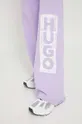 фиолетовой Хлопковые брюки HUGO
