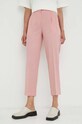 PS Paul Smith pantaloni de lana panza roz W2R.207T.L30408