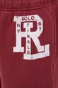 bordowy Polo Ralph Lauren spodnie dresowe