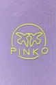 fioletowy Pinko spodnie dresowe bawełniane