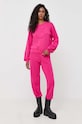 Pinko spodnie dresowe 101567.A115 różowy AW23