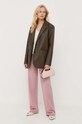 Max Mara Leisure spodnie 2333360134600 różowy AW23