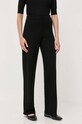 Max Mara Leisure nadrág 2333360134600 fekete AW23