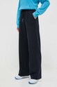 Roxy pantaloni de trening din bumbac ERJFB03392 negru AW23