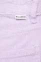 fioletowy Billabong spodnie sztruksowe