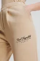 Karl Lagerfeld spodnie dresowe beżowy