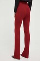 Îmbrăcăminte Patrizia Pepe pantaloni 8P0444.K9J5A burgundia