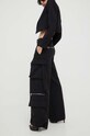 Patrizia Pepe spodnie 8P0544.A6F5 czarny AW23