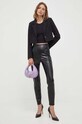 Patrizia Pepe spodnie 8P0546.E005 czarny AW23