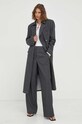 Remain pantaloni din amestec de lana 500362514 gri AW23