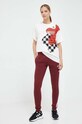 Tepláky adidas IL3287 burgundské AW23