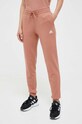 Îmbrăcăminte adidas pantaloni de trening din bumbac IL3359 portocaliu