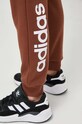 adidas pantaloni de trening din bumbac maro IL3362