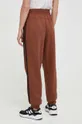 Odzież adidas spodnie dresowe bawełniane IL3451 brązowy