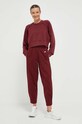 Παντελόνι για γιόγκα adidas Performance Studio IL3965 μπορντό AW23