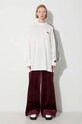 Tepláky adidas Originals Velvet Pant Maroon IL5744 burgundské AW23
