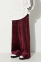 Tepláky adidas Originals Velvet Pant Maroon burgundské IL5744