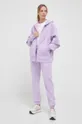 Спортивні штани adidas by Stella McCartney фіолетовий