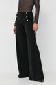 Red Valentino pantaloni din lana 3R3RBG95WBP negru AW23