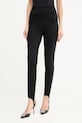 Liu Jo legginsy z elastanem czarny TF3271.J6182
