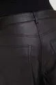 чёрный Кожаные брюки Samsoe Samsoe