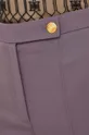 fioletowy Elisabetta Franchi spodnie
