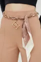 beżowy Elisabetta Franchi spodnie