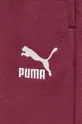 bordowy Puma spodnie dresowe