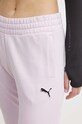 Бавовняні спортивні штани Puma фіолетовий 675989
