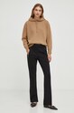 Weekend Max Mara spodnie 2357860433600 czarny AW23