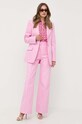 Kalhoty Victoria Beckham 1323WTR004848C růžová AW23