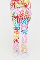 Odzież Chiara Ferragni spodnie dresowe bawełniane 75CBAK01 multicolor