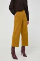 Max Mara Leisure spodnie żółty