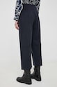 Odzież Max Mara Leisure spodnie 2337860536600 granatowy