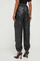 Ruházat Moschino Jeans bőrnadrág 3703.8221 fekete