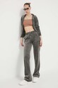 Παντελόνι φόρμας Juicy Couture Del Ray JCAP180EU.378 γκρί SS24