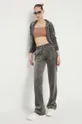 Juicy Couture spodnie dresowe Del Ray szary