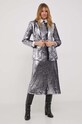 Φόρεμα United Colors of Benetton 4NDEDV06K.901 ασημί AW23