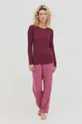 Homewear hlače United Colors of Benetton roza
