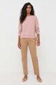 BOSS Orange spodnie BOSS ORANGE 50508675 beżowy AW23