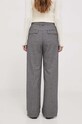 Одежда Брюки с примесью шерсти United Colors of Benetton 40DWDF03Y.901 чёрный