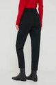 Odzież Sisley spodnie 45G2LF03M.100 czarny