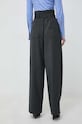 Odzież Pinko spodnie wełniane 102203.A1B3 szary