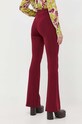 Odzież Pinko spodnie 100054.A04I bordowy