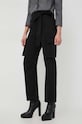 Bavlnené nohavice Pinko čierna 102196.A1BB